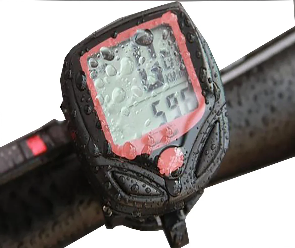 Водонепроницаемый цифровой ЖК дисплей спидометр велосипед CL компьютер Odomete Cyclig