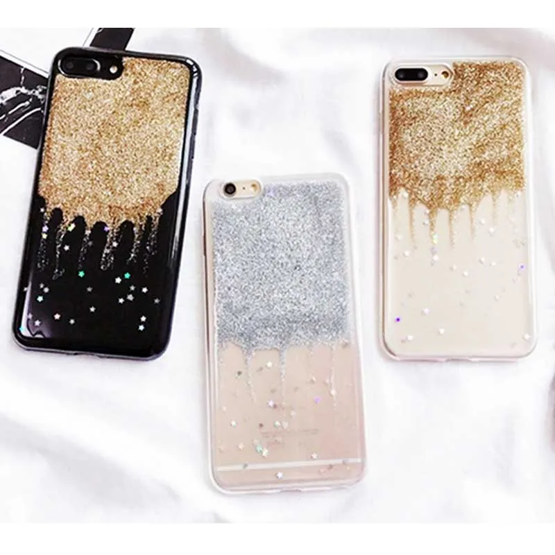 Jiban Роскошные Сияющая Bling Star оболочки моды прекрасный блеск Косметическая пудра