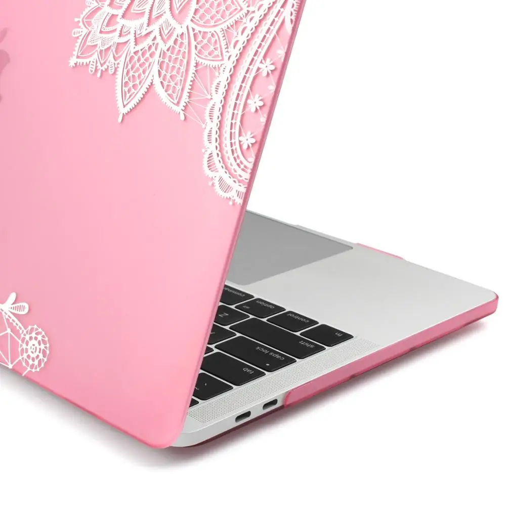 Batianda цветочный кружевной Air 11 12 13 Pro 15 матовый жесткий чехол для MacBook 3 4 ''Retina 2016