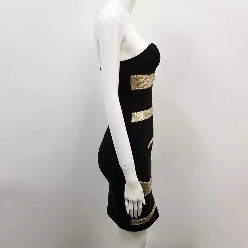 Женское сексуальное платье 2018 весеннее модное Золотое в полоску vestidos женское