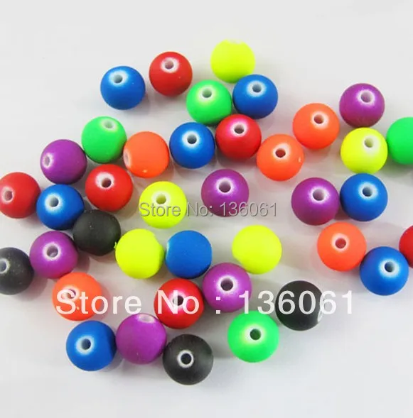 

Fashion Vintage Mixed Fluorescence Round Ball Loose Acrylic Spacer Beads Fit Bracelets DIY Jewelry Making Gifts 20pcs 6mm Z859