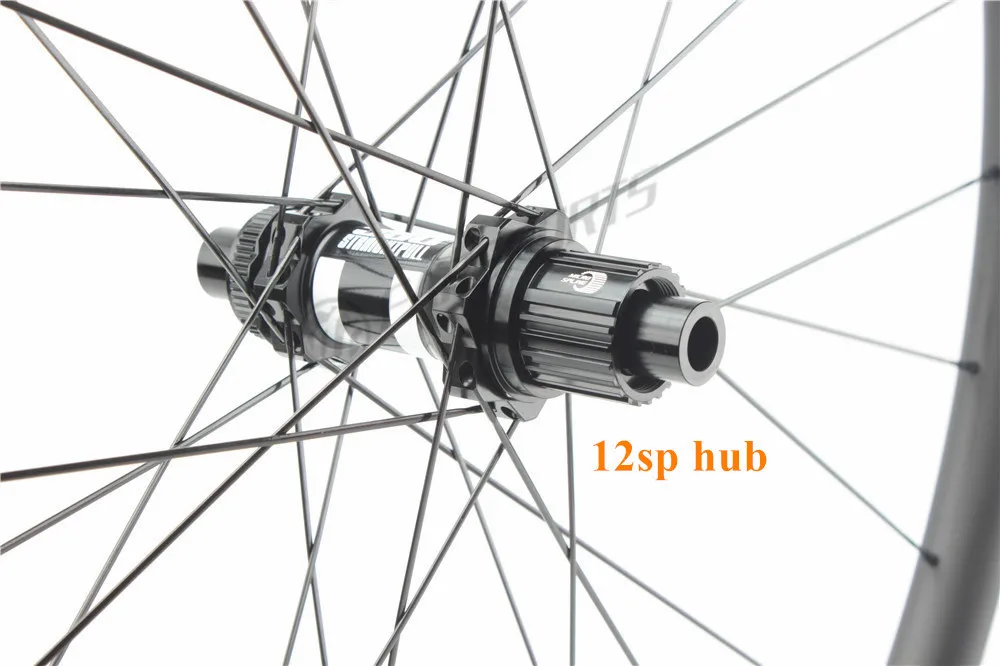 Новое поступление DT 12sp хаб Сверхлегкий Асимметричный MTB Углеродные колеса 29er Hookless колеса 30 Вт* 22D колеса велосипеда Центральный замок 6 болтов