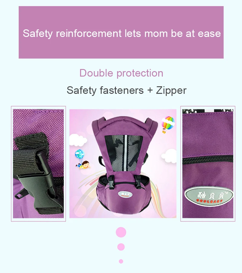 Chivry Baby Carrier кенгуру слинг для малыша обертывание портативный младенческий Хипсит уход за ребенком Хипсит(пояс для ношения ребенка) регулируемое сидение бедра 0-36 месяцев