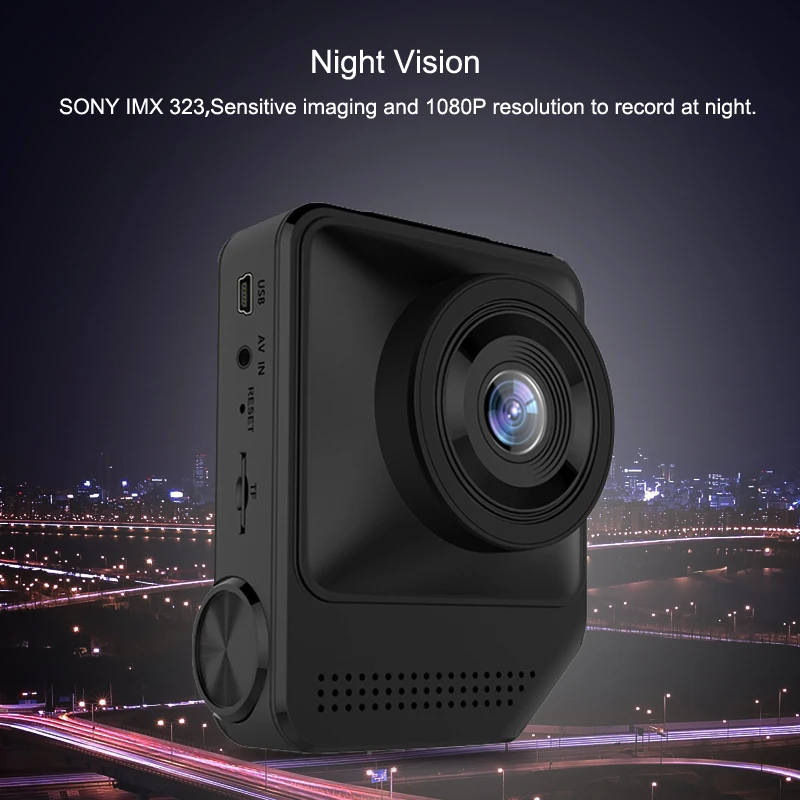 Junsun Q2 Автомобильная dvr камера Novatek + SONY IMX323 двойной объектив FHD 1080P G Senor видео