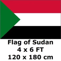 sudan flag 120 x 180 cm sudanese flags and banners national flag country banner