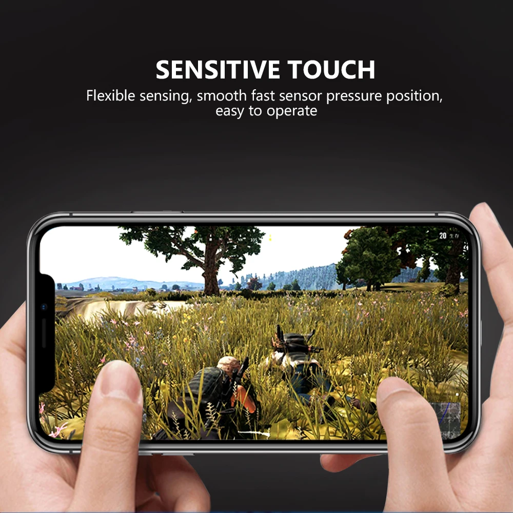 Кристально прозрачное закаленное стекло для защиты экрана iPhone 7 8 Plus X XS