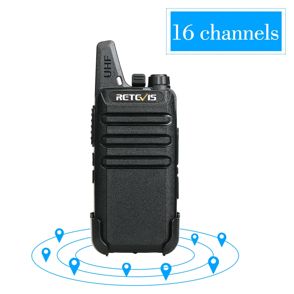 2 шт Retevis RT22 портативная рация UHF 400-480MHz 2W 16 каналов VOX PTT двусторонний набор радио
