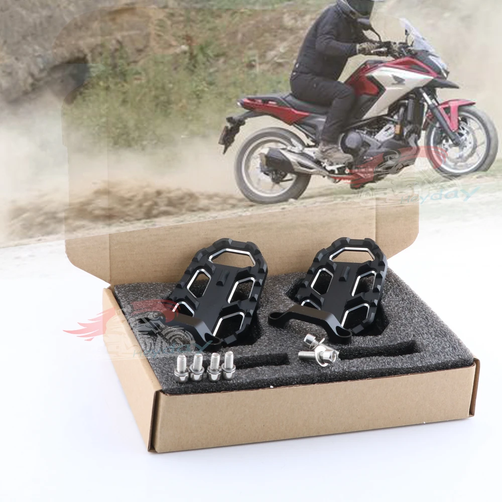 Для Honda NC700X NC700S 2012 2014 & NC750X NC750S 2018 CB500X 2015 2016 ЧПУ Алюминий подножки опорные