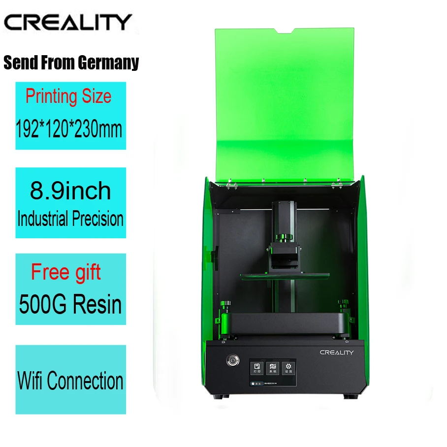 Creality SLA/DLP/lcd 3d принтер 192*120*230 мм Объем печати высокая точность 2K diy Impresora 405nm УФ смола