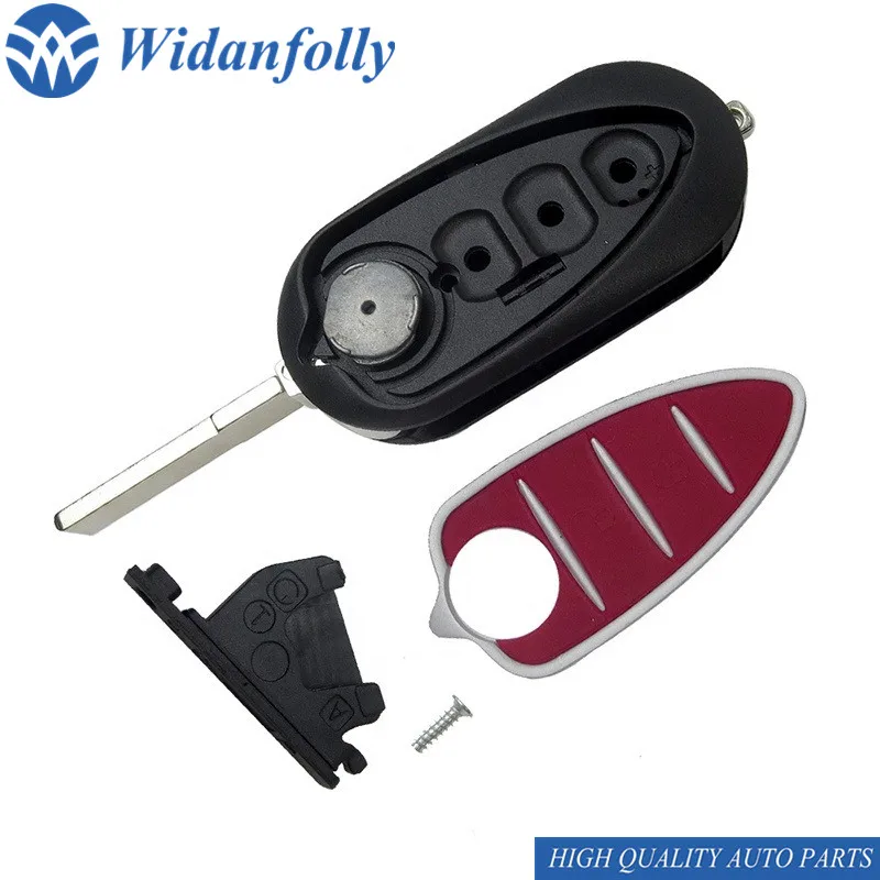 Widanfolly 3 кнопки красный складной фоточехол для Alfa Romeo Mito Giulietta 159 GTA