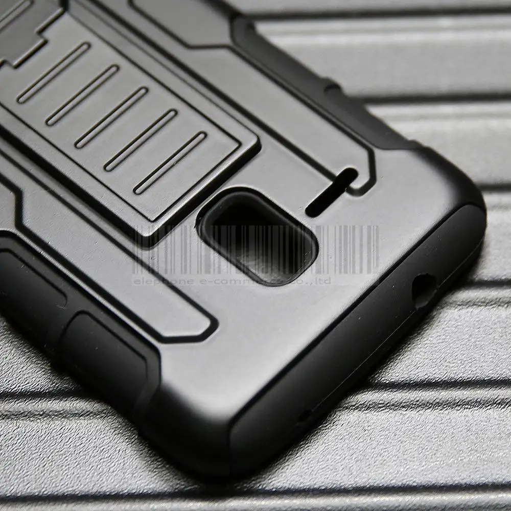 Армированный Гибридный противоударный чехол + с зажимом для ремня Alcatel OneTouch Fierce XL