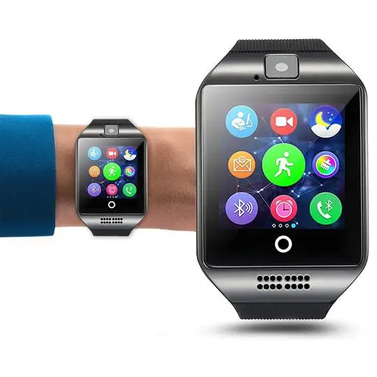 Mtk6261d Q18 наручные Bluetooth smartwatch Камера Facebook WhatsApp синхронизации SMS MP3 Smartwatch Поддержка