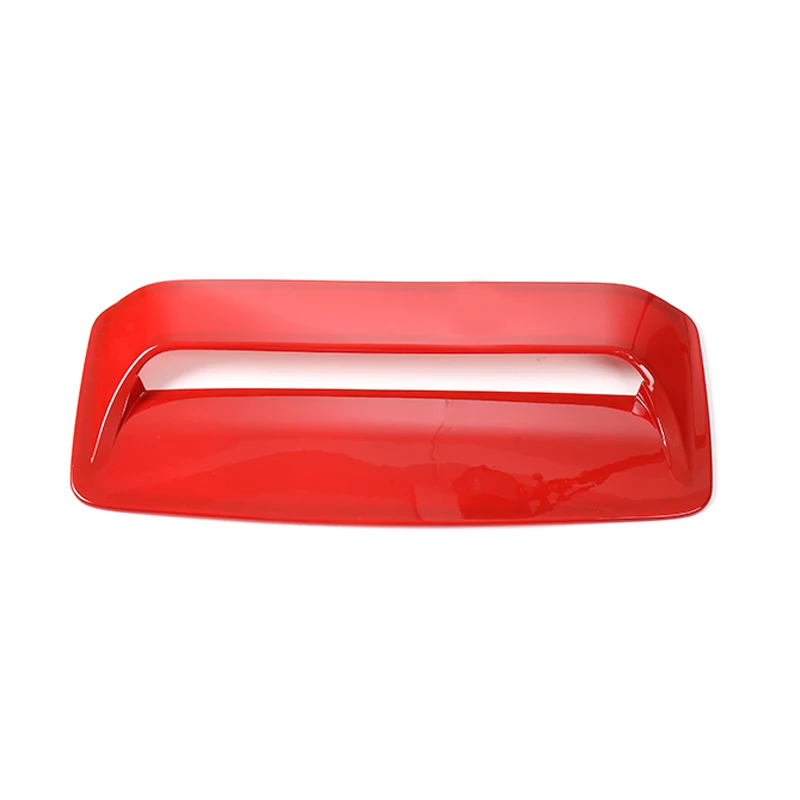 red MOPAI автомобильный Стайлинг молдинги для Suzuki Jimny 2007+ ABS Воздушный поток Впускной капот совок вентиляционная крышка капота украшения автомобильные аксессуары - Цвет: red