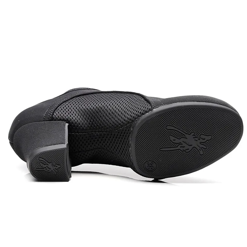 Outdoor Rubber Sole SUN LISA/женские туфли-оксфорды для дома и улицы; кожаные и резиновые кроссовки на не сужающемся книзу массивном каблуке; Современная танцевальная обувь для бальных танцев - Цвет: Outdoor Rubber Sole