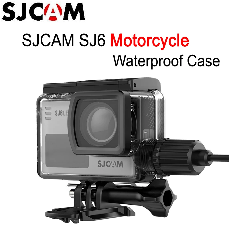 SJCAM SJ6 мотоциклетный Водонепроницаемый чехол с зарядным кабелем для SJ6 Legend/SJ6 Legend Air Action camera для мотоциклетного шлема Sport