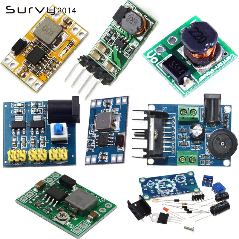 DC понижающий повышающий модуль преобразователя Напряжения|Интегральные схемы| |