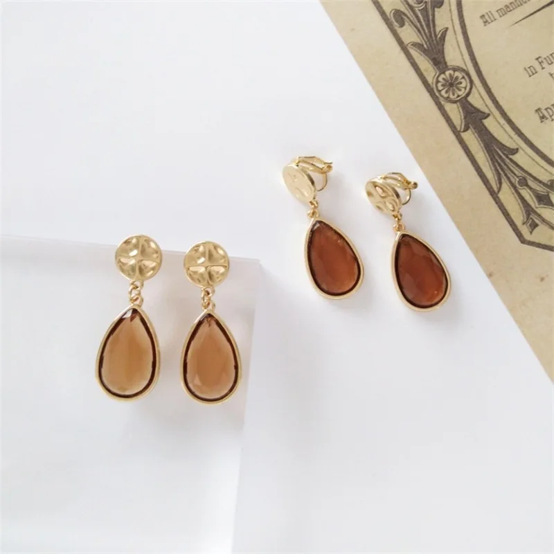 2019 корейские модные геометрические капли воды простые Подвесные серьги милые из