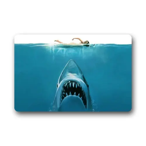 Память дома Горячая Распродажа скрытый риск Челюсти белый Акула ковер машинная