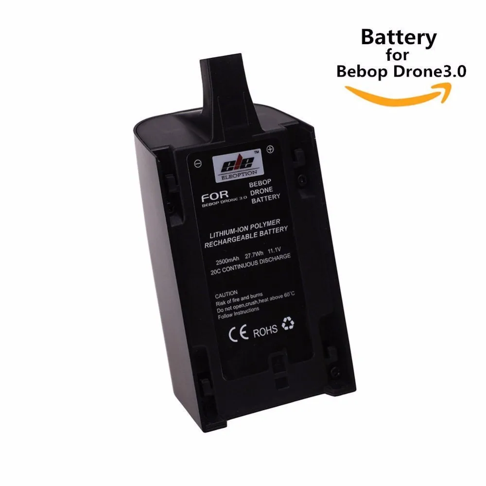 ELEOPTION 2.5Ah 2500 мА/ч, 11,1 V Виолончель высокого качества изготовления литий-полимерный аккумулятор Батарея для Parrot Bebop Drone3.0 Квадрокоптер