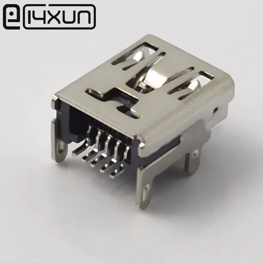 3 шт. мини-usb 5-контактный гнездовой разъем интерфейса SMD DIP 4 фиксированных