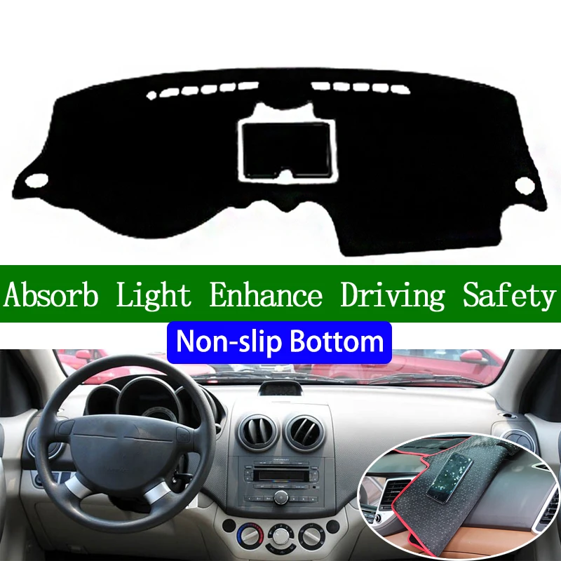 

For Chevrolet LOVA 2010 Non-slip Bottom Dashboard Cover Car Decals Car Stickers Interior Car Accessories