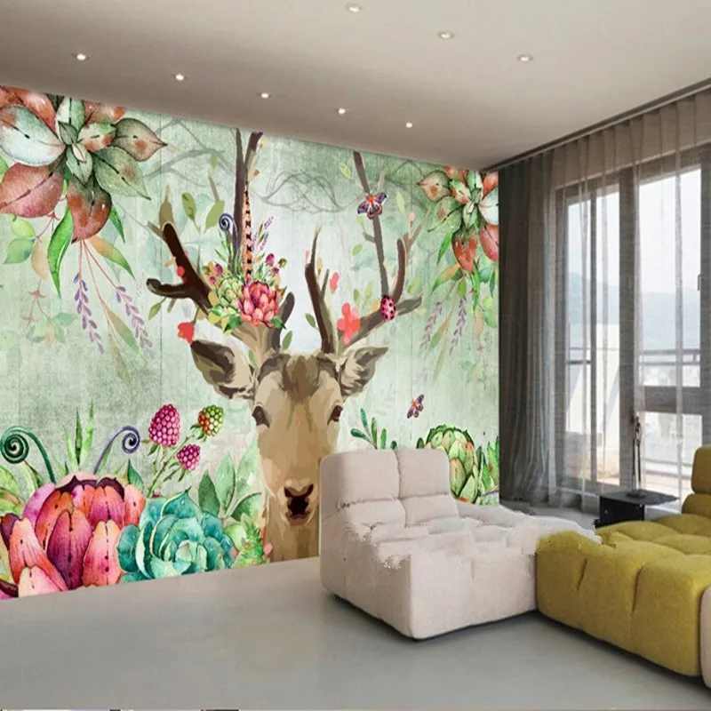 Пользовательские размер фото на заказ 3D Ручная роспись абстрактные обои росписи