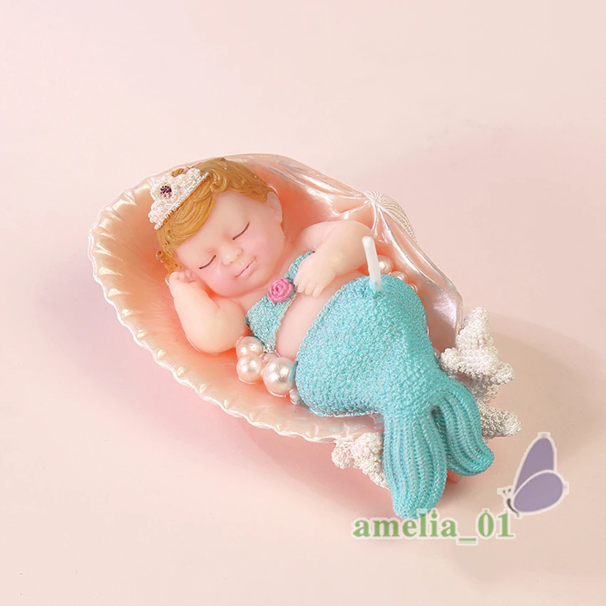 Маленькая Русалочка свечи для детского торта на день рождения декоративные