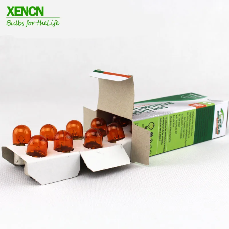 Фары поворотные XENCN R5W R10W RY10W T16 BA15s 12 В 5 Вт 10 фонари для багажных отделений задние