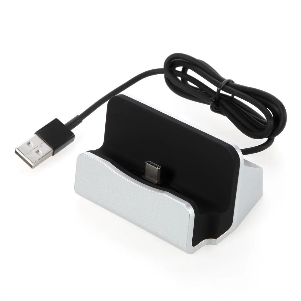 Подставка держатель с разъемом Type C для зарядки док станция подставка зарядного