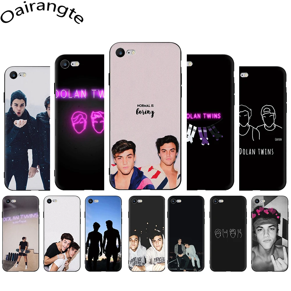Мягкий чехол для телефона Dolan Twins iphone 12 Mini SE 2020 5 5S 6 6S Plus 7 8 X XR XS 11 Pro Max | Мобильные