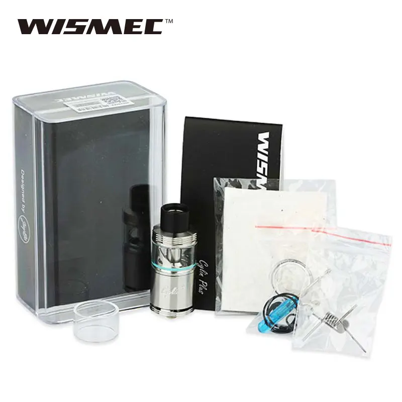 Оригинальный WISMEC Cylin Plus RTA RDA бак 3 5 мл емкость Ремонтопригодный атомайзер с 0.4ohm