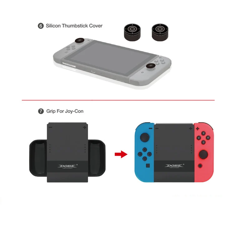 Защитный комплект Nintendo Switch коробка для хранения + слот карты расширения рукоятка