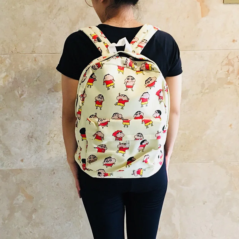 IVYYE Crayon Shin-chan, парусиновые рюкзаки, рюкзаки, мультяшный Школьный рюкзак, повседневные студенческие сумки, дорожный ранец, унисекс, Новинка