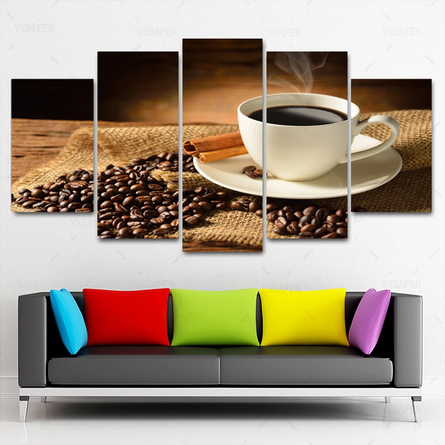 

Op de muur HD print olieverf Film modulaire foto Scenery poster kind room decor woondecoratie 5 stks canvas art z256