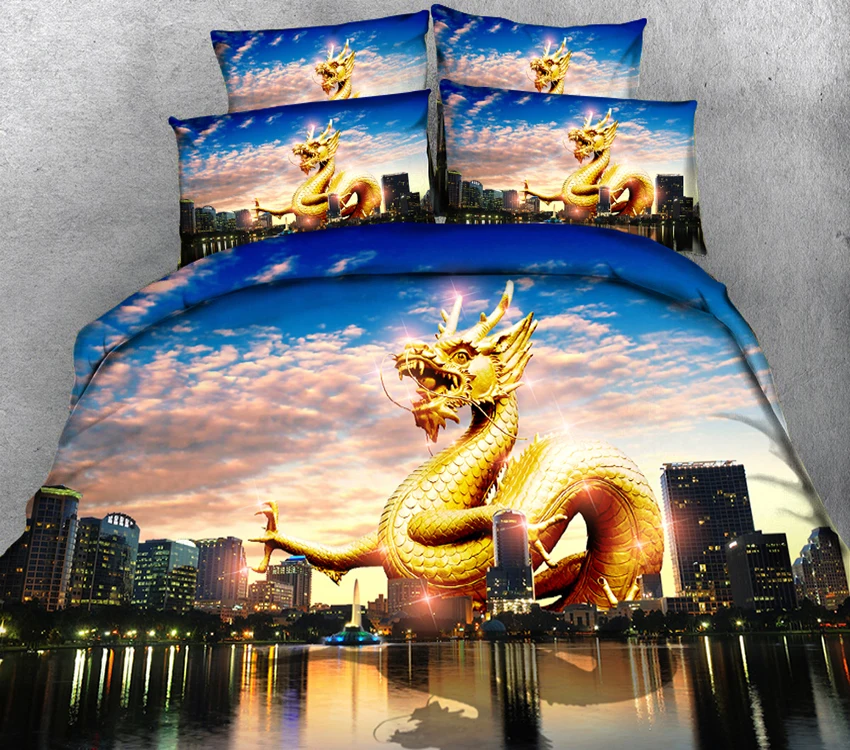 Модный красивый уличный цветочный 3D комплект постельного белья queen Twin Full drap de lit 4