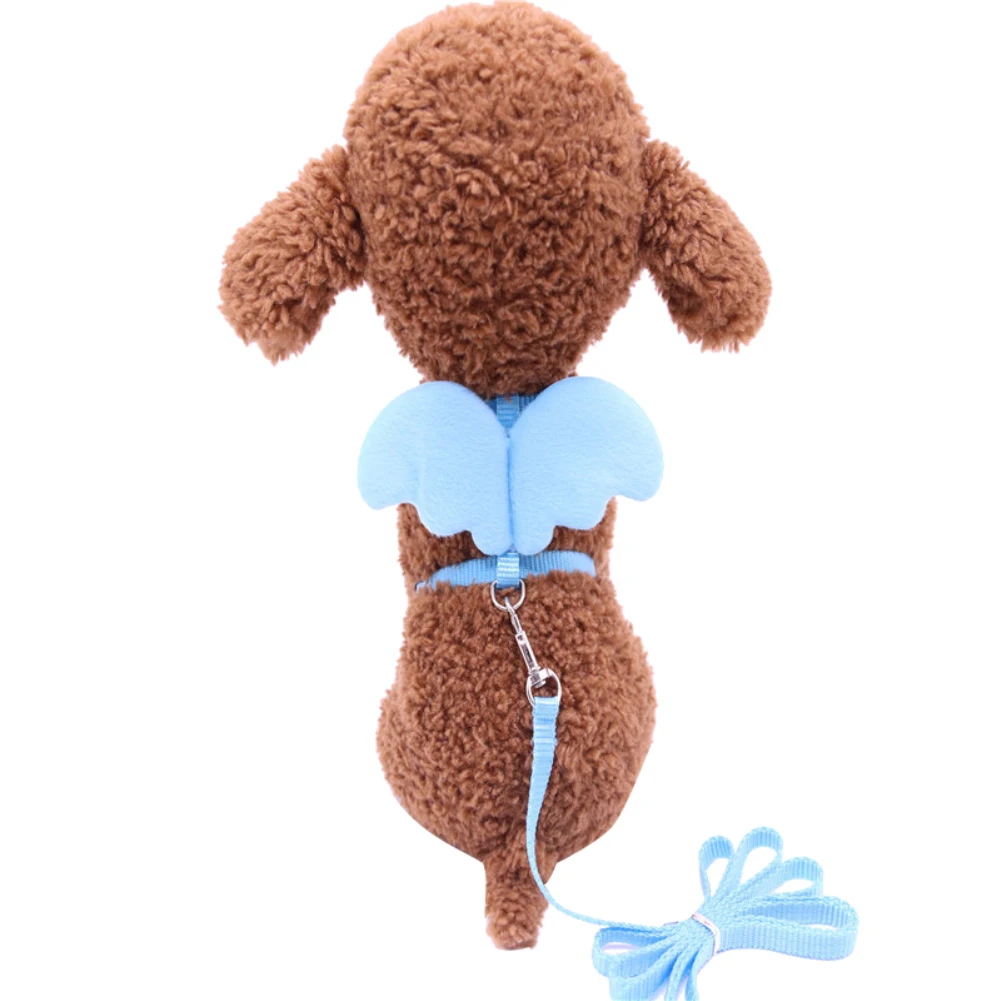 Pet Leash Cute Solid Color Mini Wings Nylon Harness Chest Strap Dog Cat Lead | Дом и сад