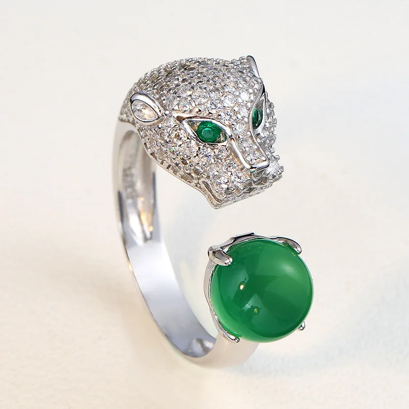 Tousmi 2019 Для Девочек Золотой Зеленый Халцедон Циркон пантера Свадебные