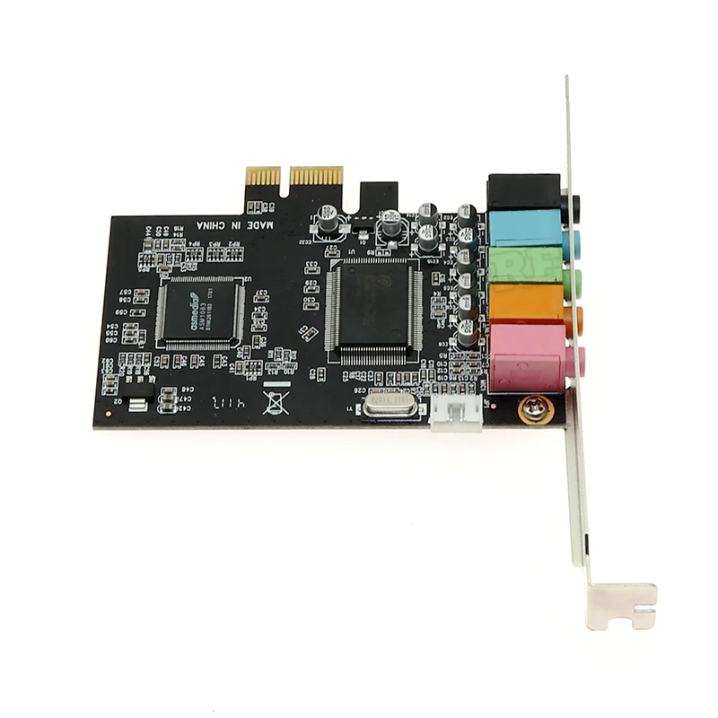 Оптовая продажа 32-разрядная звуковая карта PCI Express x1 PCI-E 5.1ch 6 каналов pcie 3D 96 кГц