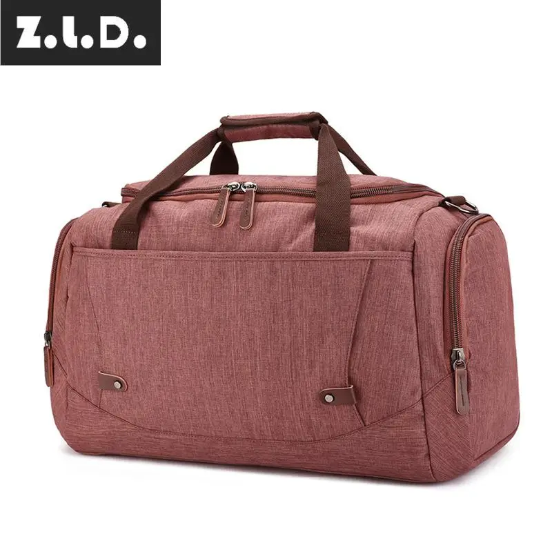 Популярная новинка модная брендовая Вместительная дорожная сумка Z.L.D. мужские и