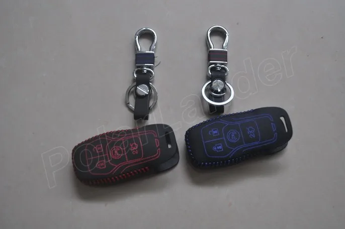 Чехол для автомобильного ключа только красный подходит FORD LINCOLN MKZ MKC MKS Ручное