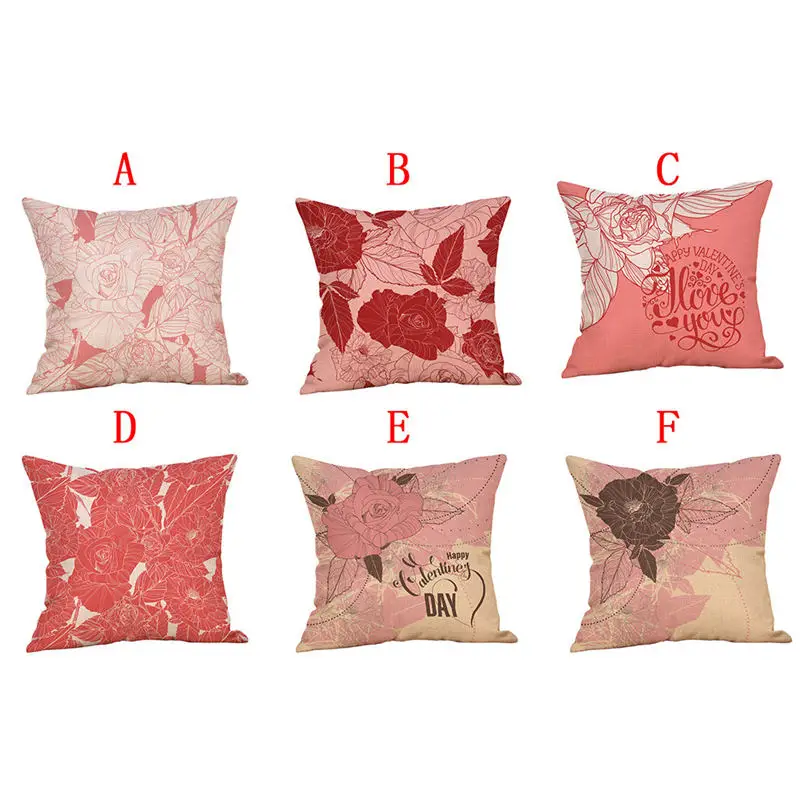 Новинка 2019 декоративная квадратная подушка на День святого Валентина 40