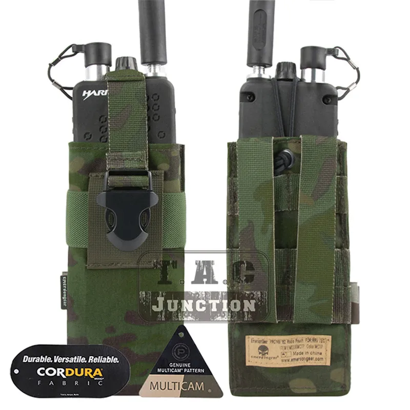 Emerson тактический Чехол для радио MBITR PRC148 152 с Molle ремнем EM8336 EMERSONGEAR MOLLE Чехол для радио JPC, AVS. CPC жилет - Цвет: MCTP