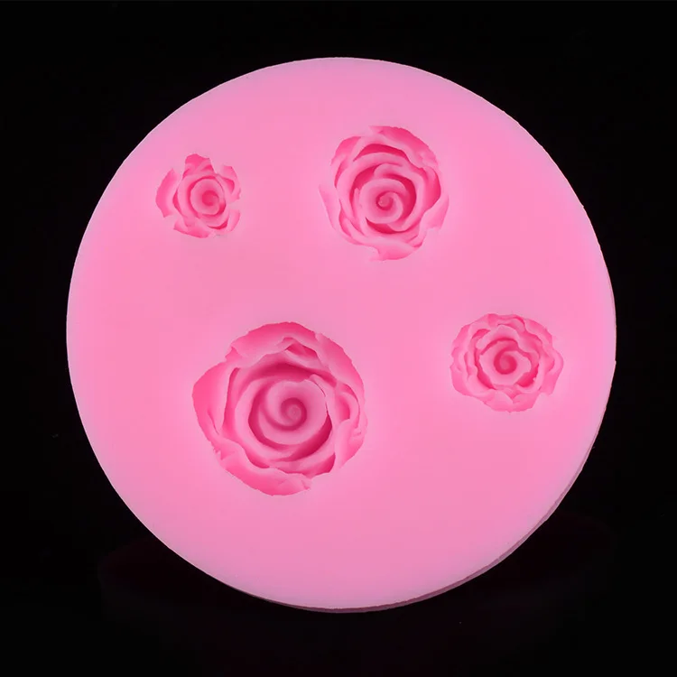 1 шт. силиконовые формы для украшения тортов цветов розы|mold for|fondant silicone moldssilicone mold |