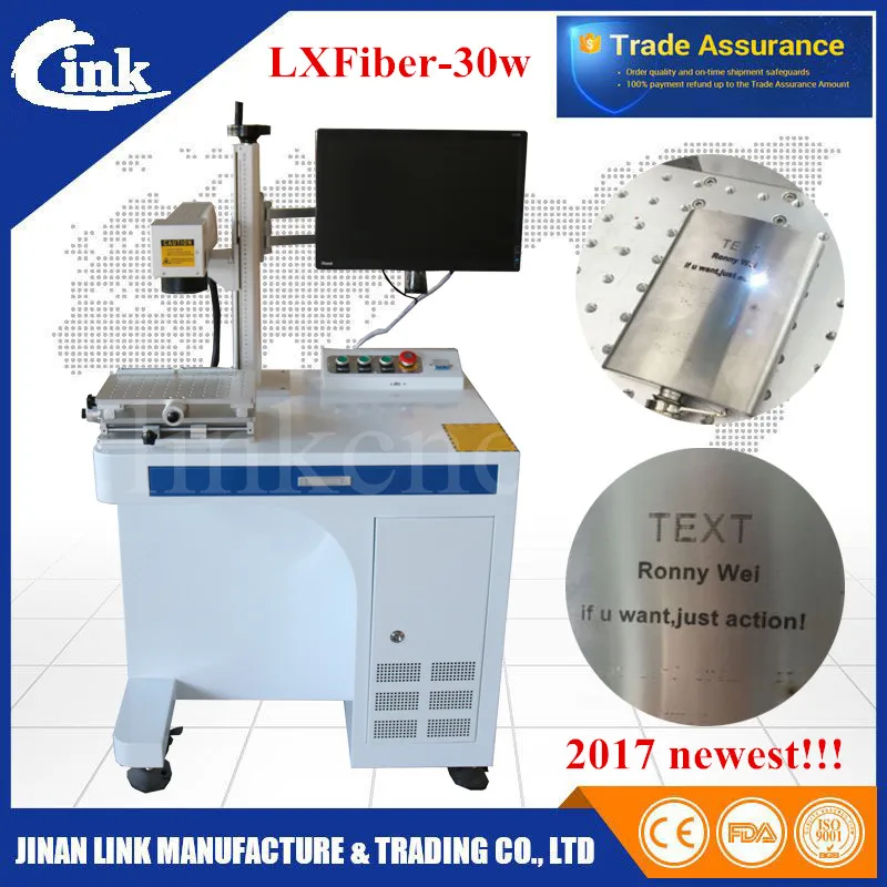 Лучшее качество 30 Вт волоконная лазерная маркировка co2 |