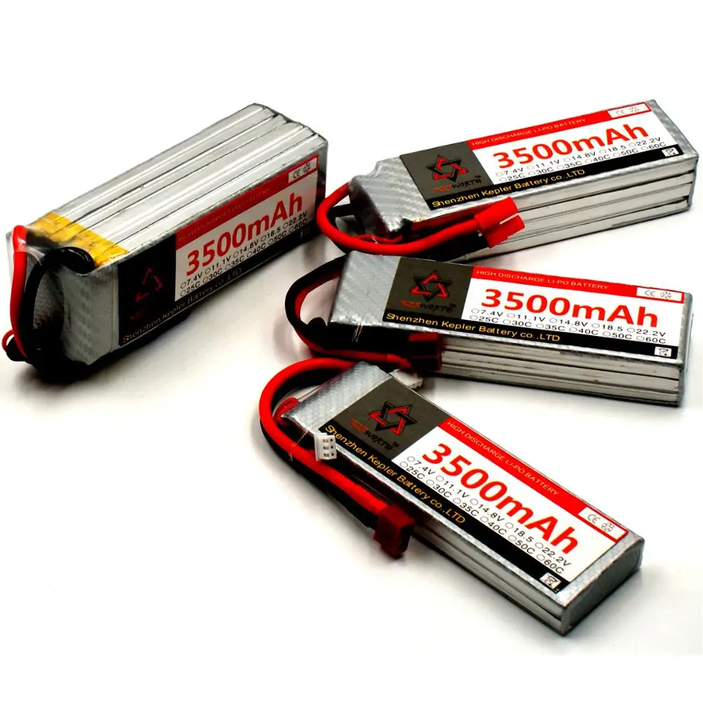 Литий полимерный аккумулятор 11 1 V 3S RC 1100 3500 4000 5200mAh 30C 40C для радиоуправляемых