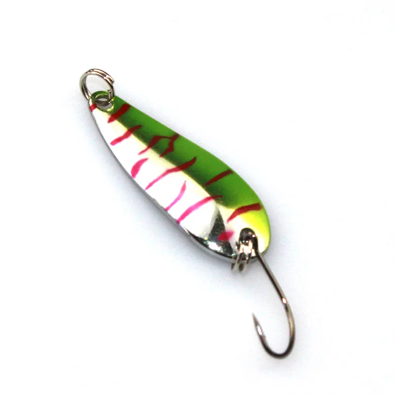 1 шт. 5 6 г металлическая рыболовная приманка ложка жесткая рыболовные приманки с