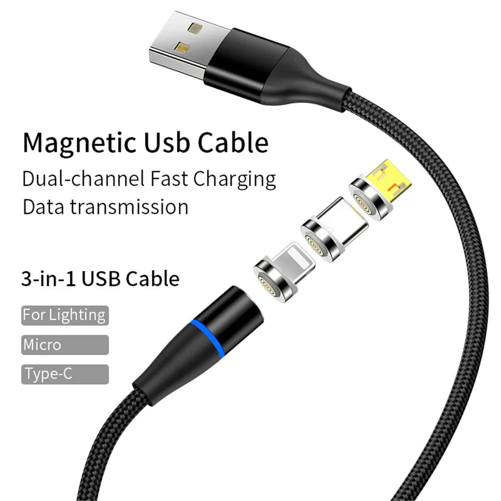 SYR-CM Magnetic Micro USB Cable For iPhone Samsung Type-c Charging Charge Magnet Charger Adapter Type C Mobile Phone Cables | Мобильные