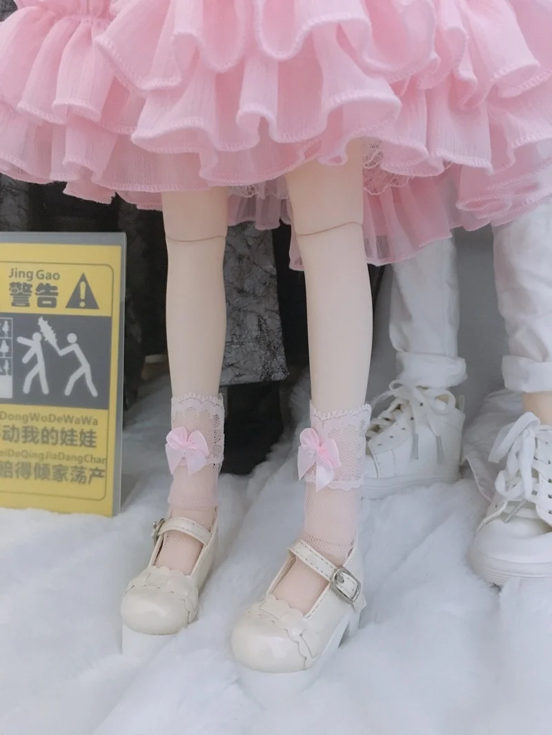 D01-P317 детская игрушка ручной работы 1/4 1/3 кукла интимные аксессуары BJD/SD queen с Кружево Пряжка Высокие каблуки 1 пара