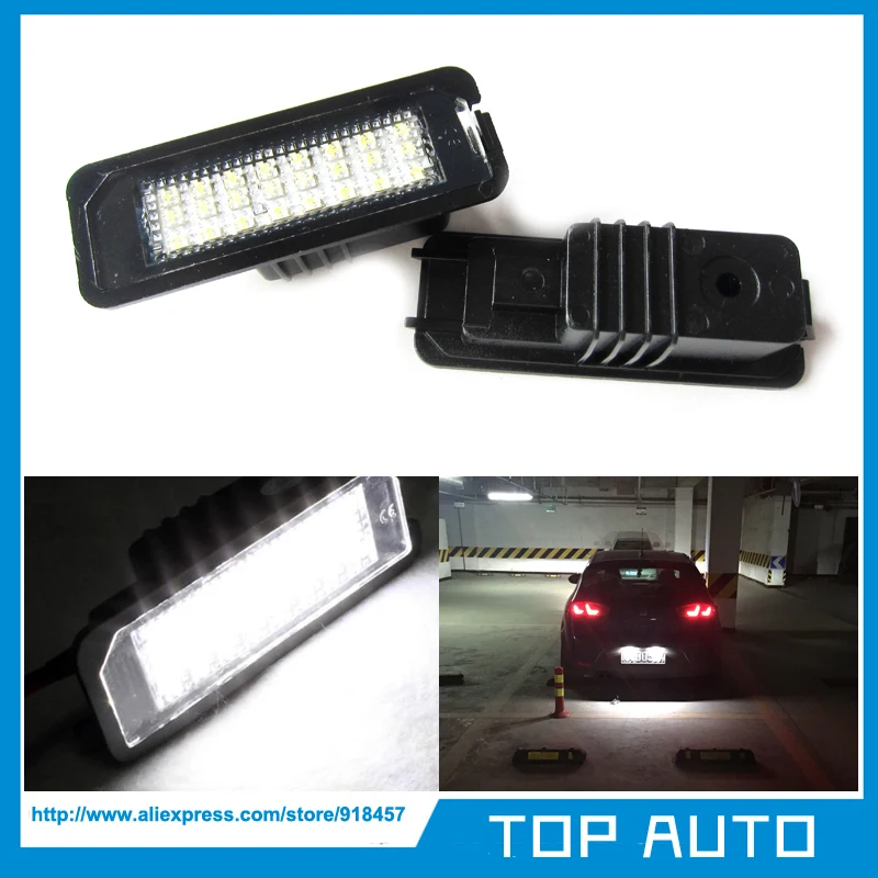 2 шт. светодиодный номерной знак для Skoda SEAT Leon 2006-2010 | Автомобили и мотоциклы