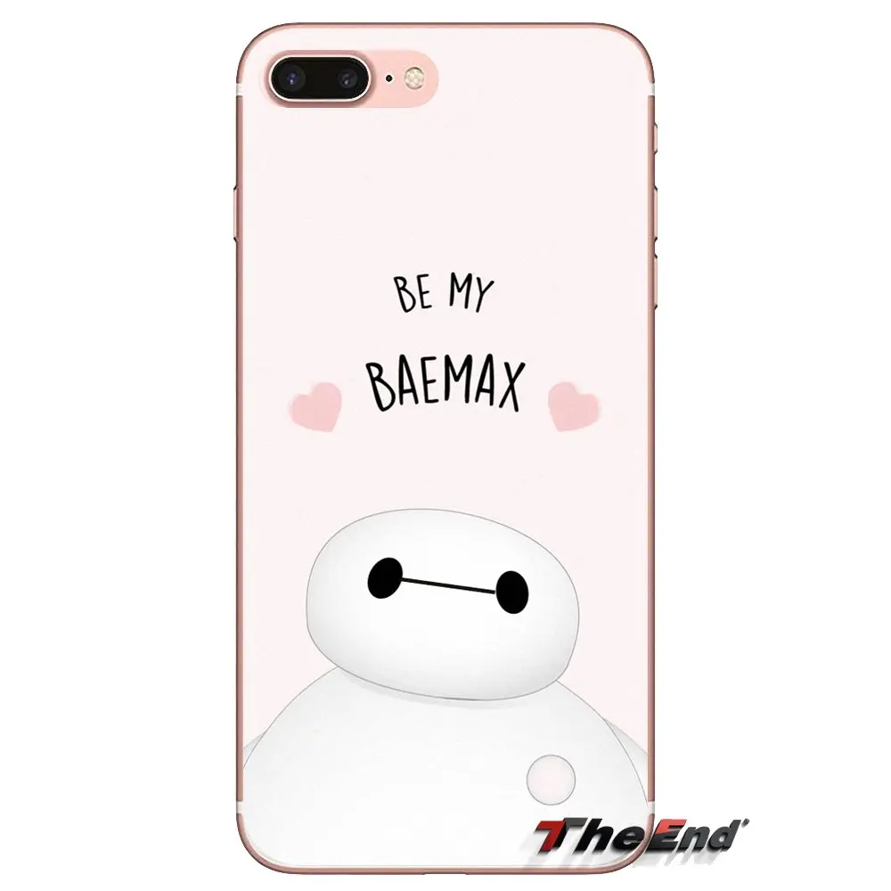 Мягкие чехлы японского аниме Big Hero 6 Flying Baymax для Sony Xperia Z Z1 Z2 Z3 Z5 compact M2 M4 M5 C4 E3 T3 XA Huawei